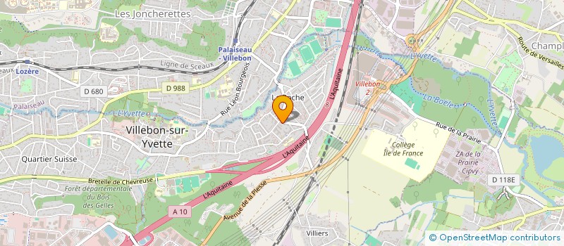 localisation de l'entreprise FMC1 à VILLEBON-SUR-YVETTE