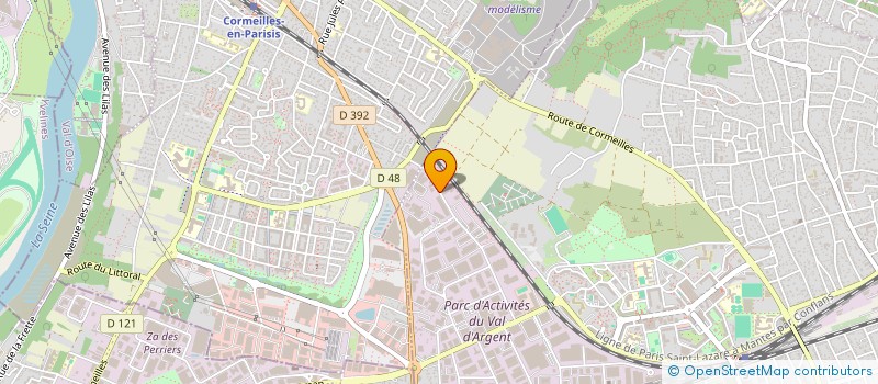 localisation de l'entreprise FMCA TRANSPORTS à ARGENTEUIL