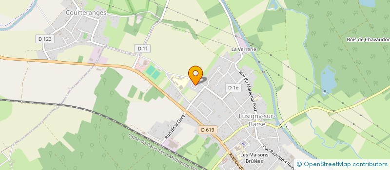 localisation de l'entreprise FMCC IMMO  LUSIGNY-SUR-BARSE