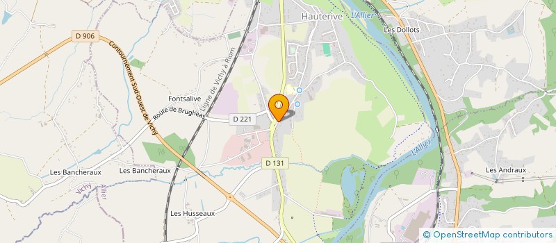 localisation de l'entreprise FMCLIM  HAUTERIVE