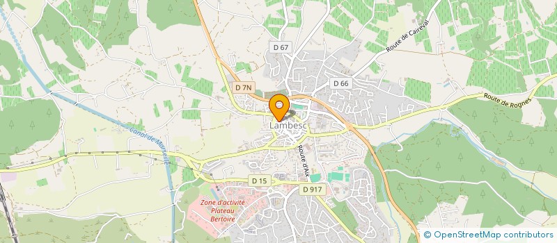 localisation de l'entreprise FMCM  LAMBESC