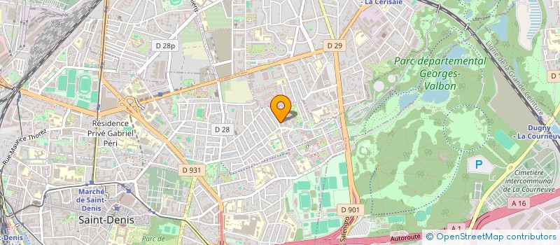 localisation de l'entreprise FMCRASH à SAINT-DENIS