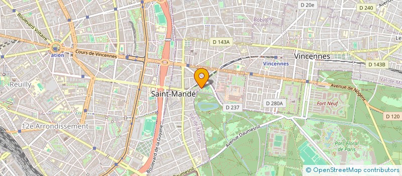 localisation de l'entreprise FMCV 3 à SAINT-MANDE