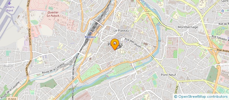 localisation de l'entreprise FMCV à POITIERS