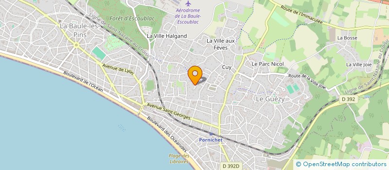 localisation de l'entreprise FMCV  LA BAULE-ESCOUBLAC