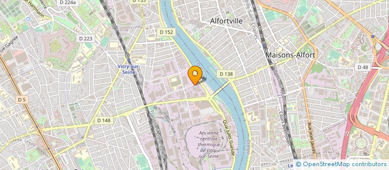 localisation de l'entreprise FMD à VITRY-SUR-SEINE