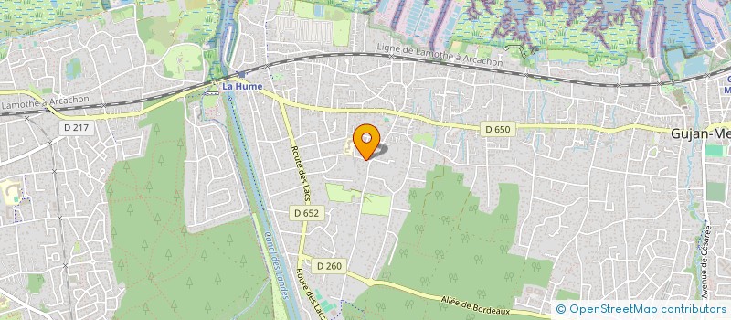 localisation de l'entreprise FMD  GUJAN-MESTRAS