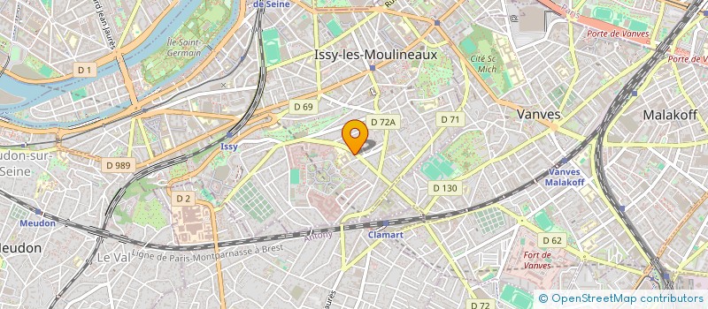 localisation de l'entreprise FMD à ISSY-LES-MOULINEAUX