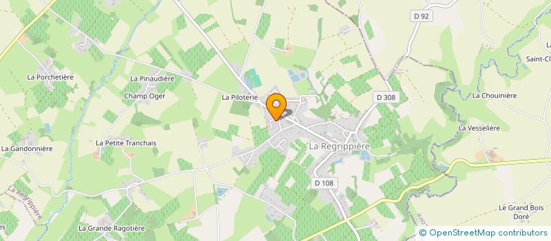 localisation de l'entreprise FMD à LA REGRIPPIERE