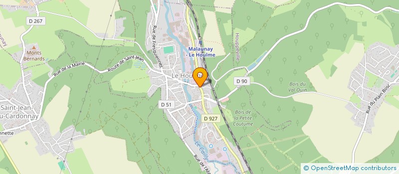 localisation de l'entreprise FMD  LE HOULME