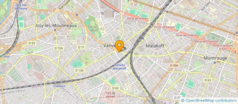 localisation de l'entreprise FMD à VANVES