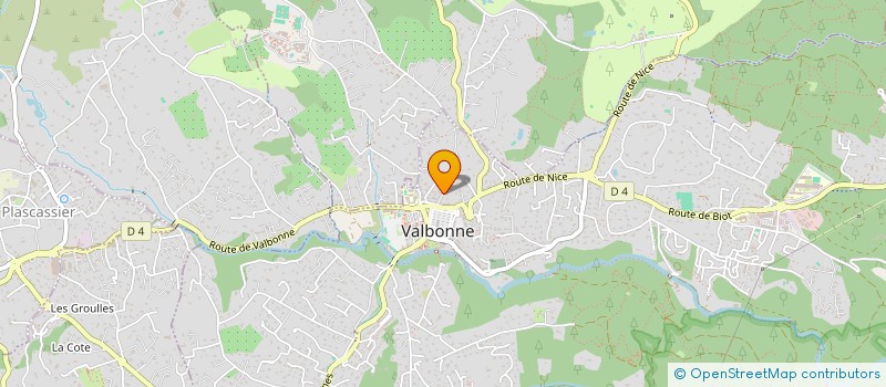 localisation de l'entreprise FMD COLLECTION  VALBONNE