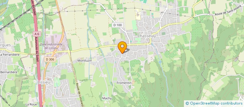 localisation de l'entreprise FMD CONSEIL  CHASSELAY