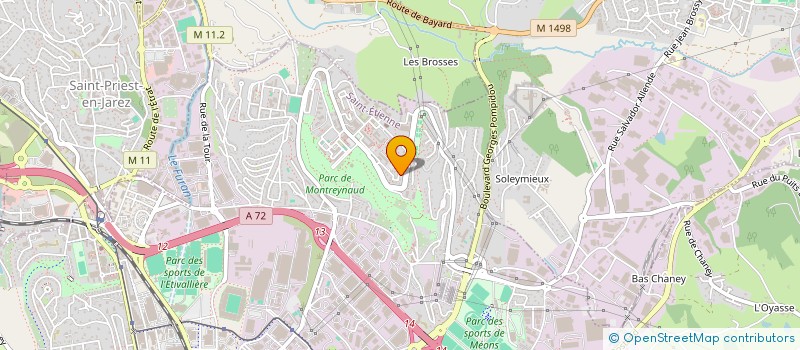 localisation de l'entreprise FMD ETANCHEITE  SAINT-ETIENNE