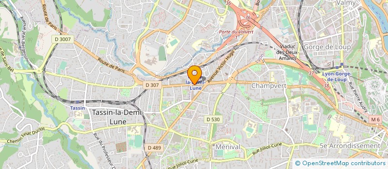 localisation de l'entreprise FMD IMMO  TASSIN-LA-DEMI-LUNE