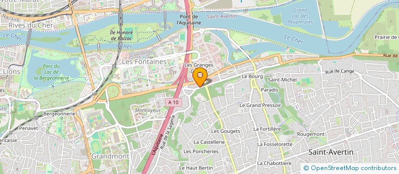 localisation de l'entreprise FMD IMMO SAINT GERMAIN  CHAMBRAY-LES-TOURS