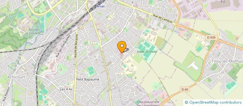 localisation de l'entreprise FMDA CONSTRUCTION à ARRAS