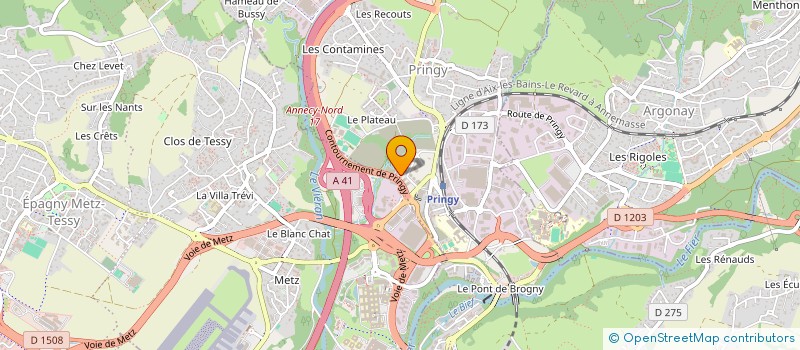 localisation de l'entreprise FMDB FRANCE à ANNECY