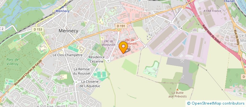 localisation de l'entreprise FMDB IMMOBILIER à MENNECY