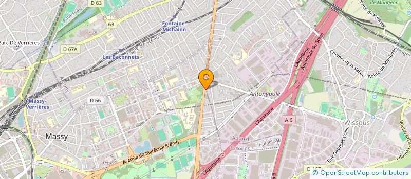 localisation de l'entreprise FMDS à MASSY