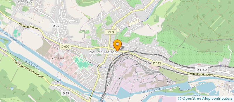 localisation de l'entreprise FME-CENTRE-EST à NEUVES-MAISONS