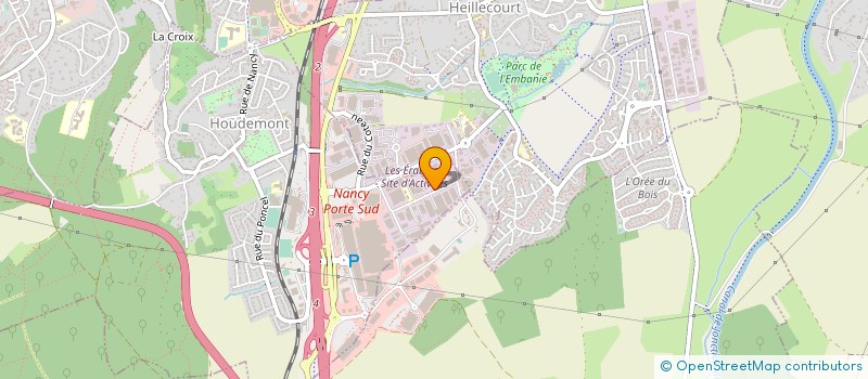 localisation de l'entreprise FME-CHIMIE ORGANIQUE  HOUDEMONT