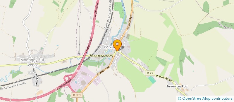 localisation de l'entreprise FME2L  POIX-TERRON