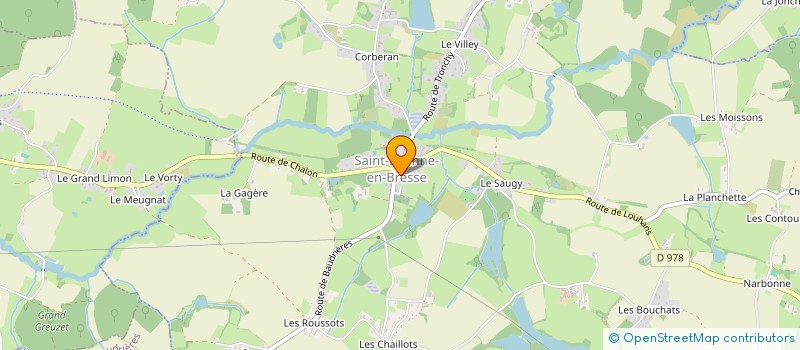 localisation de l'entreprise FMEB  OUROUX-SUR-SAONE