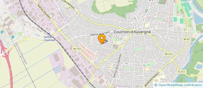 localisation de l'entreprise FMEI à COURNON-D'AUVERGNE