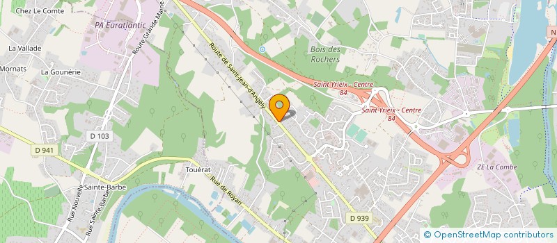 localisation de l'entreprise FMF  SAINT-YRIEIX-SUR-CHARENTE