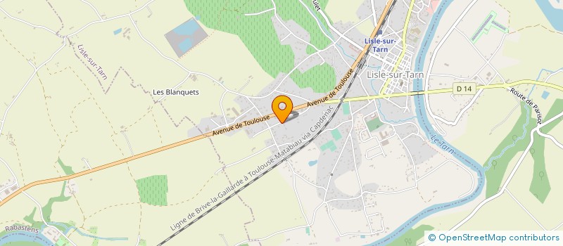 localisation de l'entreprise FMF BAND à LISLE-SUR-TARN
