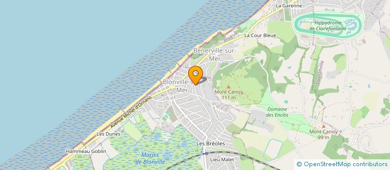 localisation de l'entreprise FMF BLONVILLE S.C.I. à BLONVILLE-SUR-MER