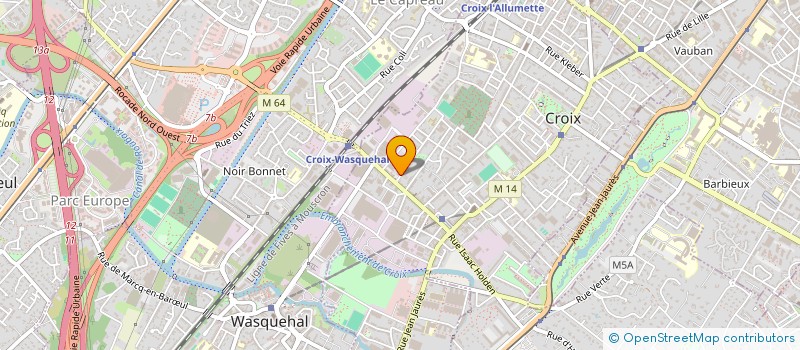 localisation de l'entreprise FMF GESTION à CROIX