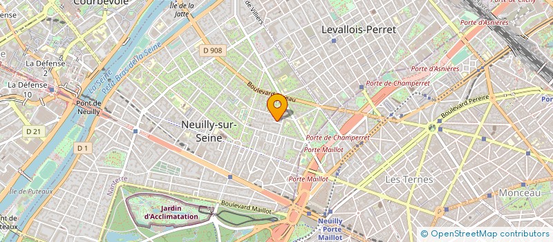 localisation de l'entreprise FMG à NEUILLY-SUR-SEINE
