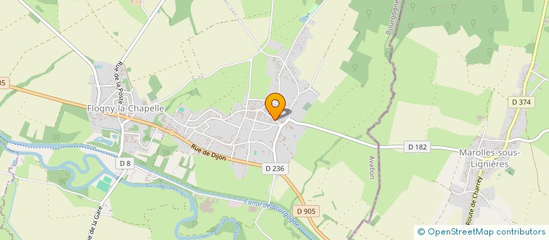 localisation de l'entreprise FMG  BERNOUIL