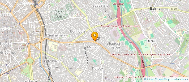 localisation de l'entreprise FMG à TOULOUSE