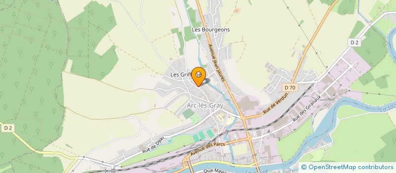 localisation de l'entreprise FMG  ARC-LES-GRAY