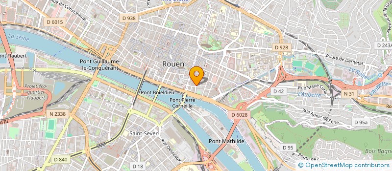 localisation de l'entreprise FMG à ROUEN