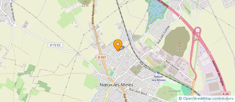 localisation de l'entreprise FMG à NŒUX-LES-MINES