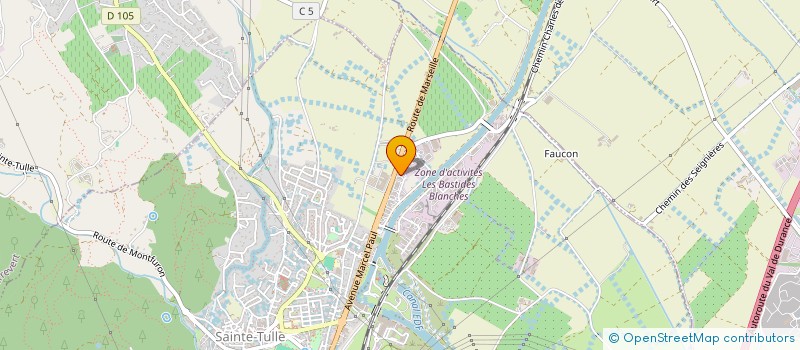 localisation de l'entreprise FMG  SAINTE-TULLE