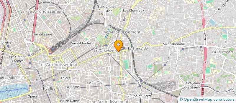 localisation de l'entreprise FMG DISTRIBUTION à MARSEILLE