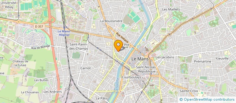 localisation de l'entreprise FMG FINANCES à LE MANS