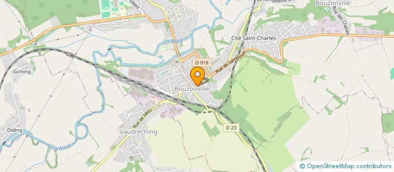 localisation de l'entreprise FMG IMMOBILIER  BOUZONVILLE