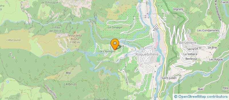 localisation de l'entreprise FMG PIGAGLIO  ROQUEBILLIERE