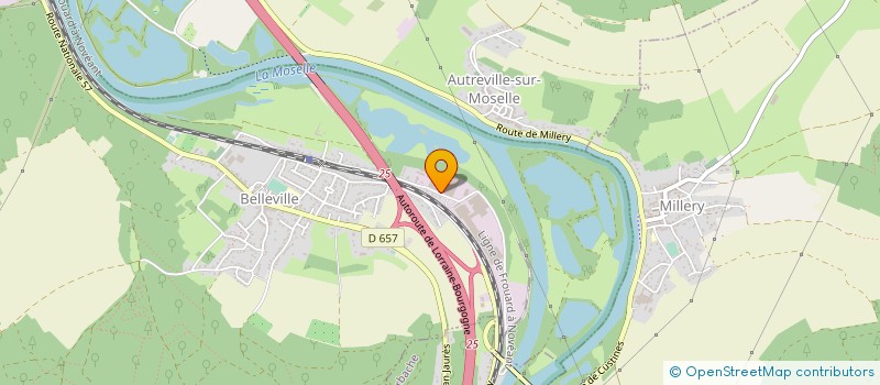 localisation de l'entreprise FMG TOITURES  BELLEVILLE