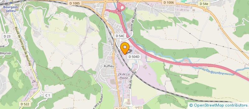 localisation de l'entreprise FMGD  NIVOLAS-VERMELLE