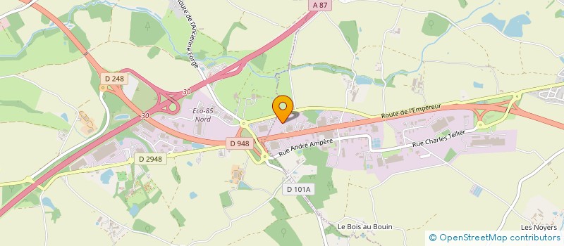 localisation de l'entreprise FMGM  LA CHAIZE-LE-VICOMTE