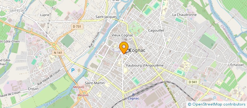 localisation de l'entreprise FMGP à COGNAC