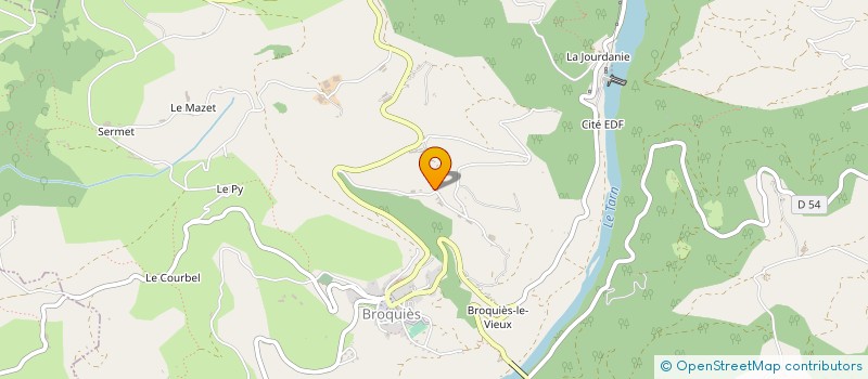 localisation de l'entreprise FMGS  SAINT-IZAIRE