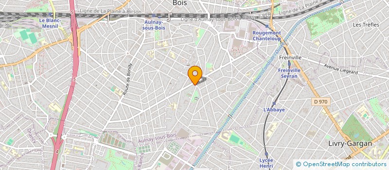localisation de l'entreprise FMH à AULNAY-SOUS-BOIS